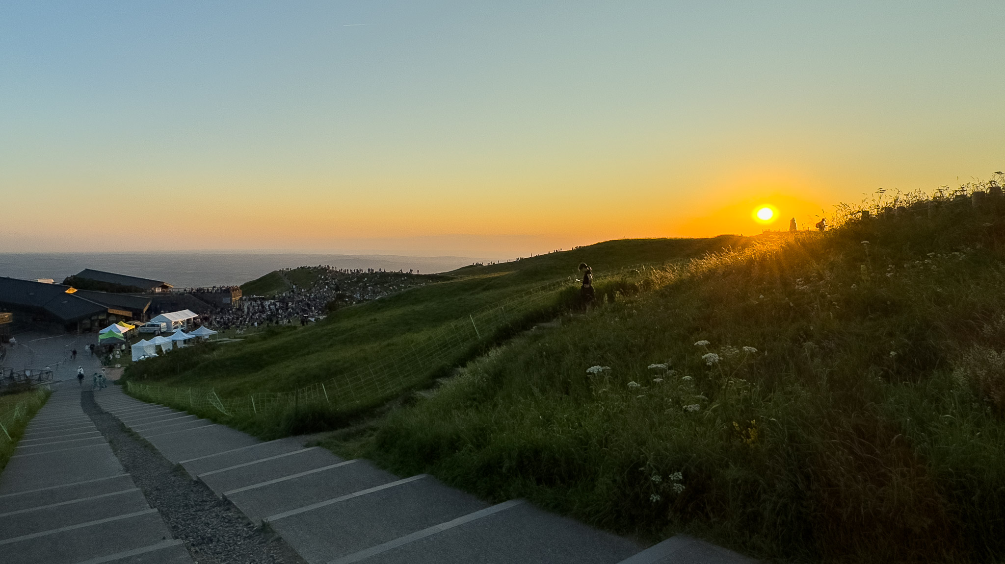 Puy de Dôme Night Tours, Sunset