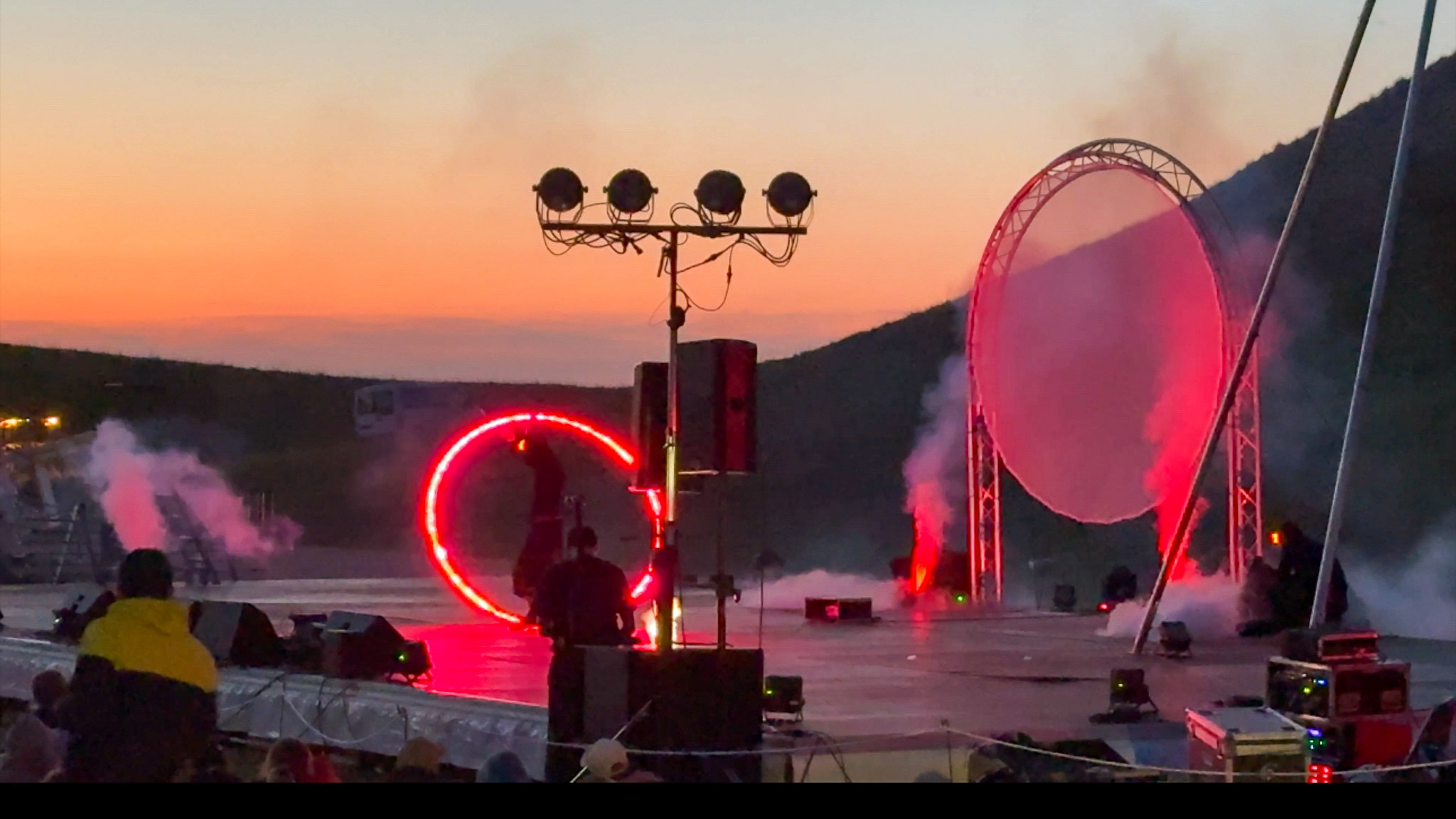 Puy de Dôme night shows, sound and light company Élixir