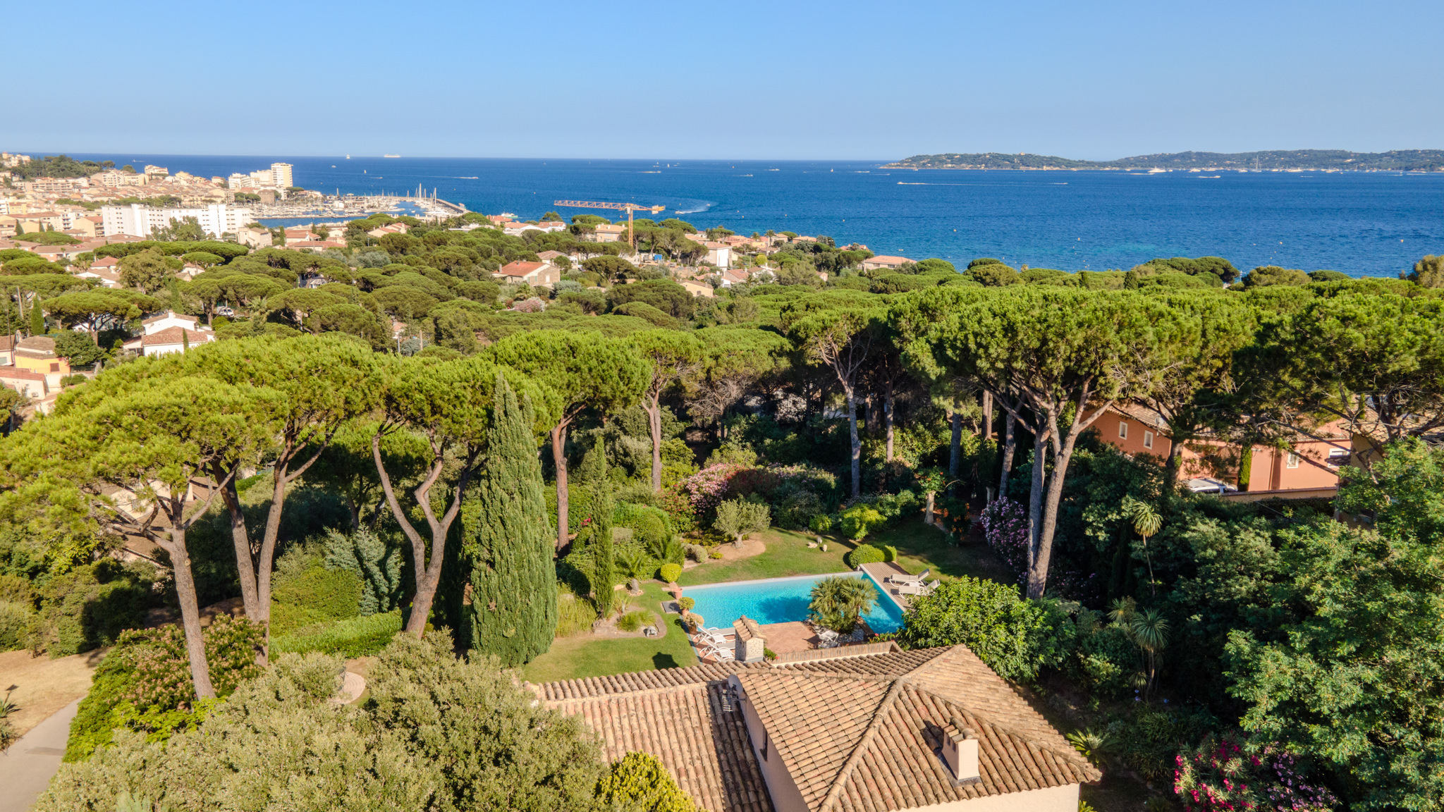 Villa in the city center of Sainte Maxime in the Gulf of Saint Tropez