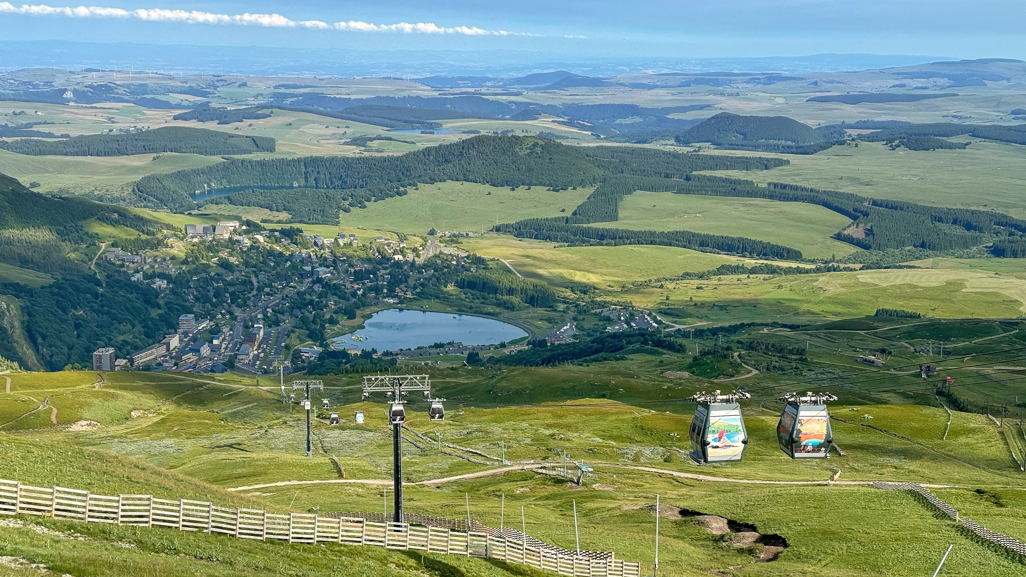 Perdrix Cable Car, Super Besse Station