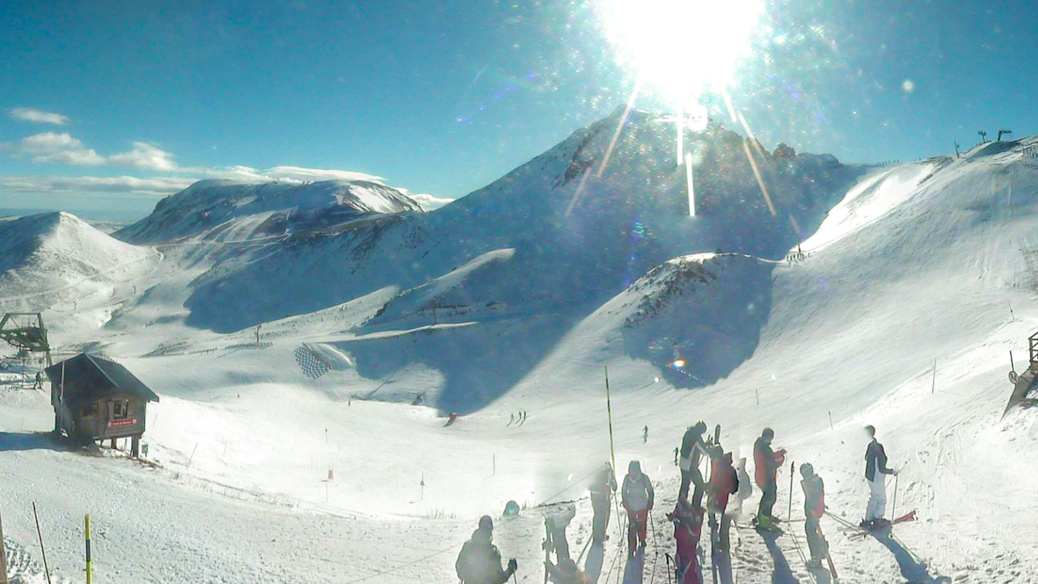 Skiing in Massif du Sancy