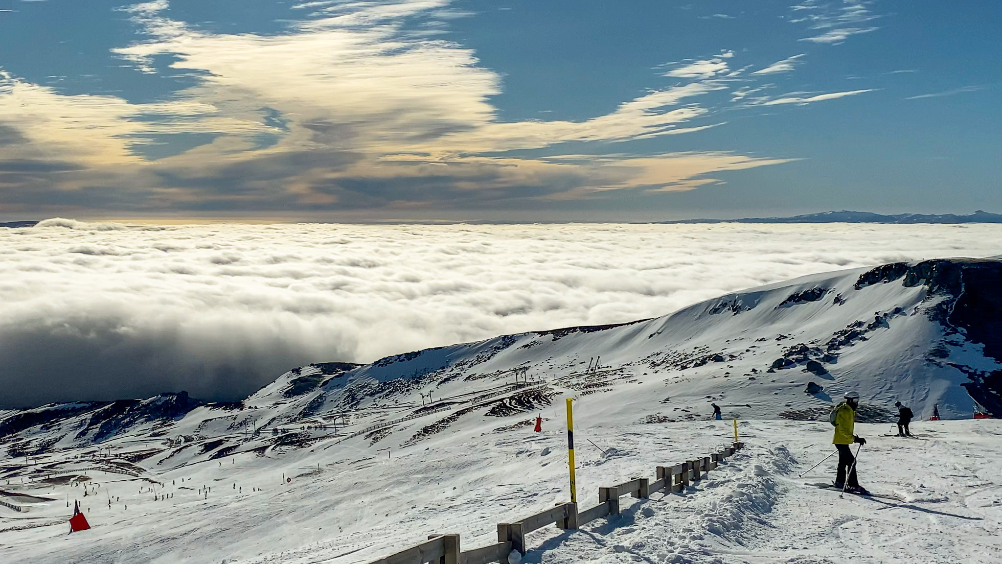 Sea of ​​Clouds between the Monts du Cantal and the Monts Dore