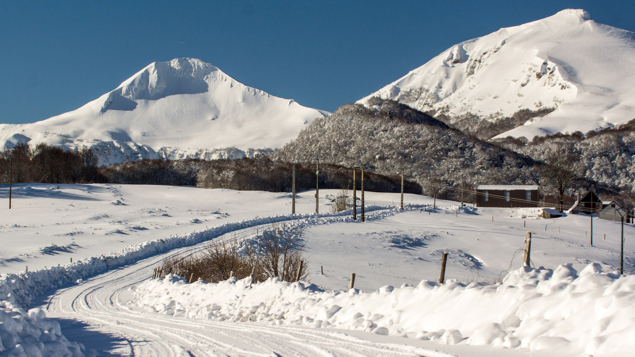 Nordic area of ​​Haut Cantal in Puy Mary