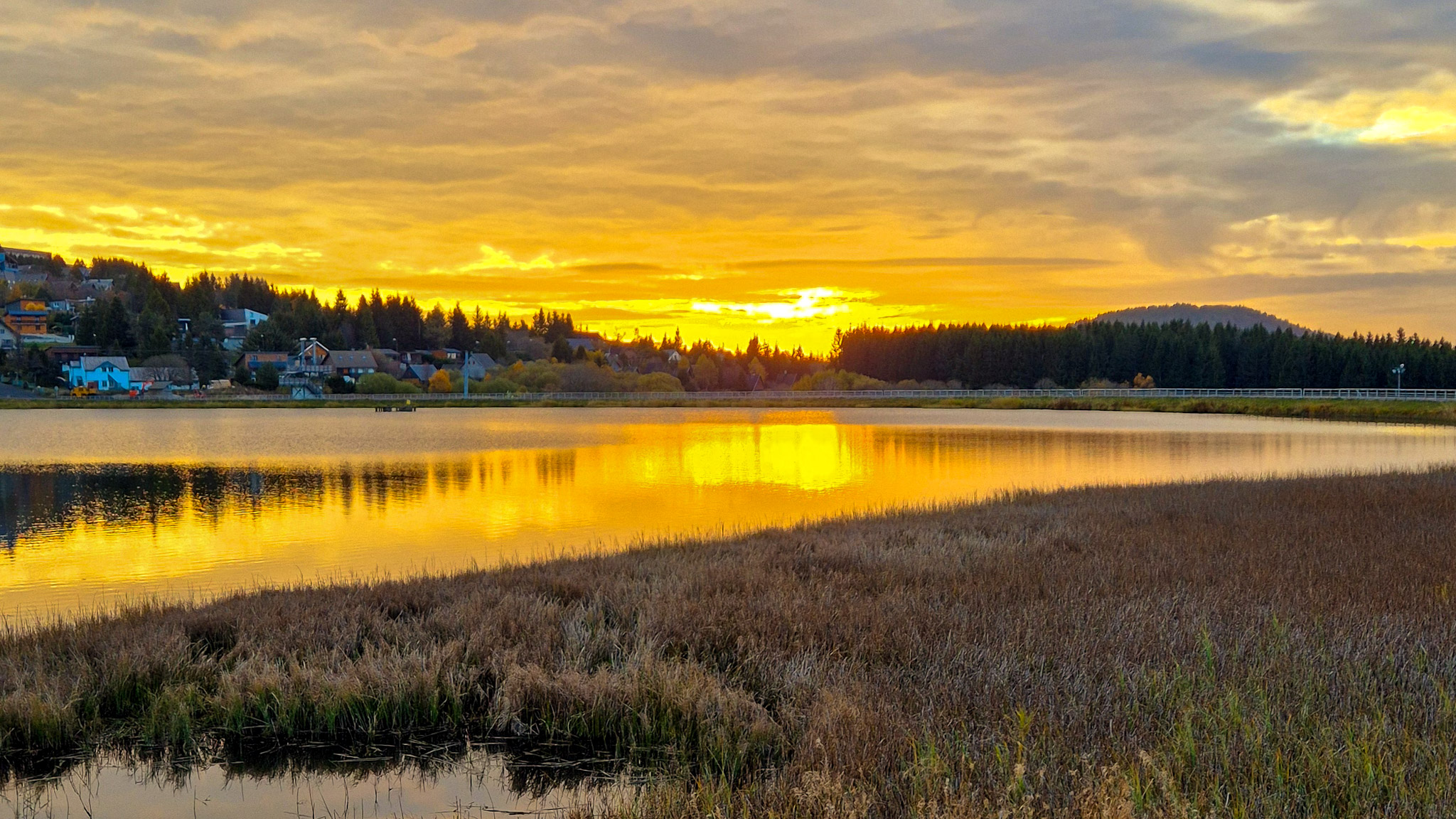 Sunrise on the Lac des Hermines