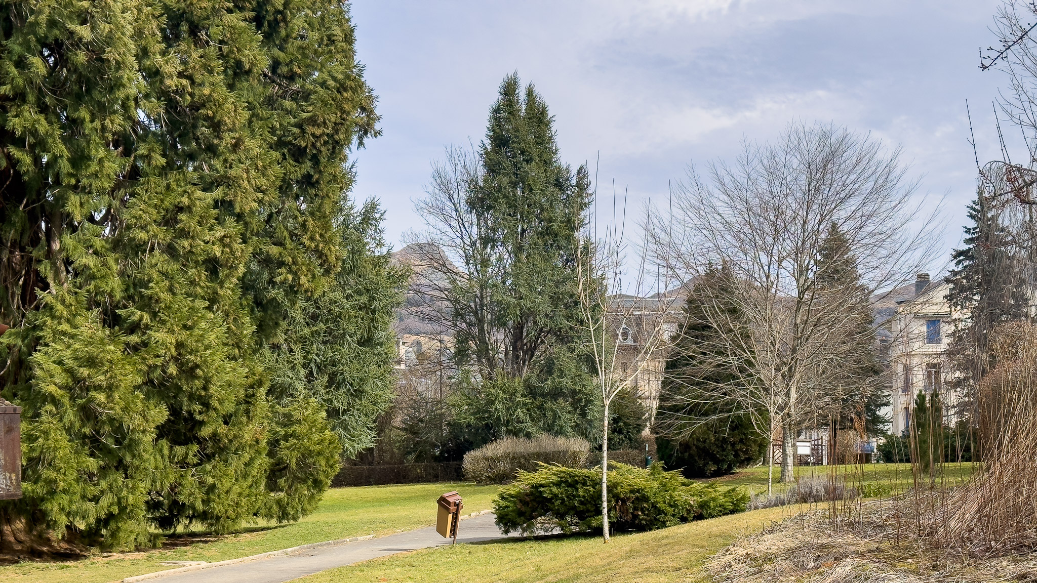 Parc Fenestre park in the center of La Bourboule