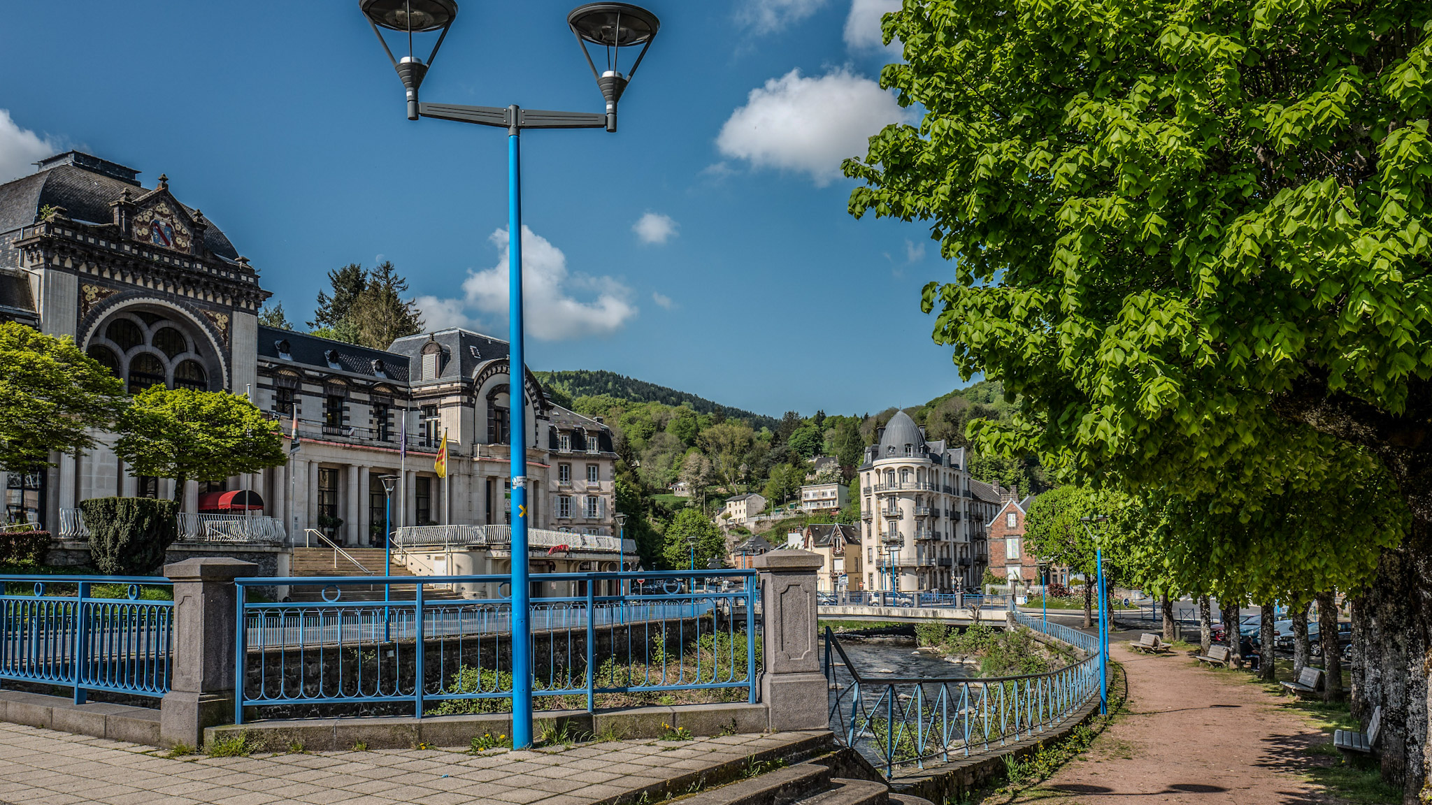 Bourboule Casino and the Dordogne